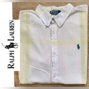Polo by Ralph Lauren Men’s (See Pics for Measurements) Plaid Short Sleeve Oxford